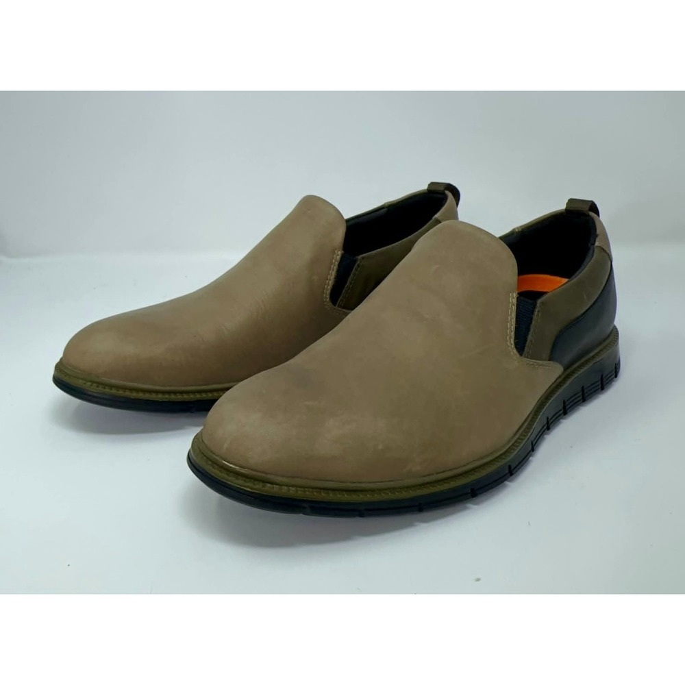 George‎ Brown Bilt Leather Slip On Shoes Mens 9 Comfort Casual Loafer Tan SAMPLE